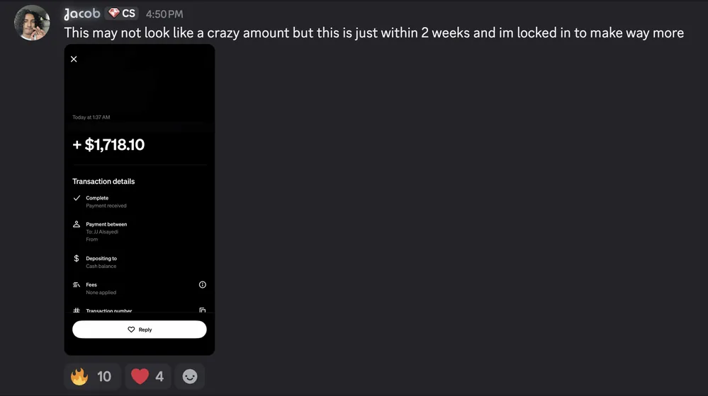 Student win screenshot